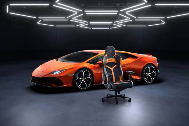 CH Razer Enki Pro – Automobili Lamborghini Edition eine Farbe 8BR4122 Gaming-Stuhl